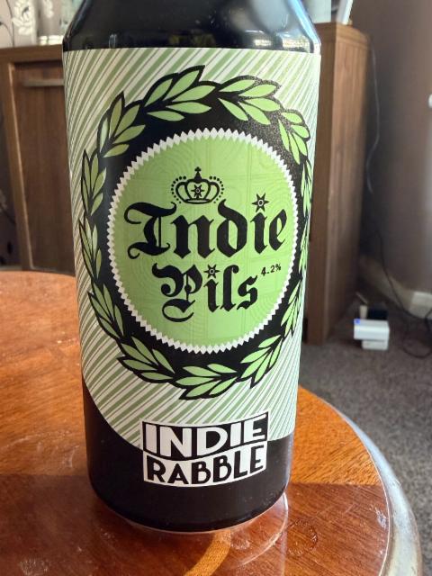 Indie Pils 4.2%, Indie Rabble Brewing Company, England