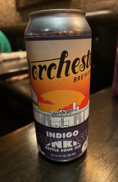 Indigo sunrise kettle sour ale, Dorchester Brewing Company