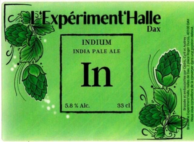 Indium, Experiment'Halle