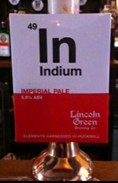 Indium 5.9%, Lincoln Green Brewing, England
