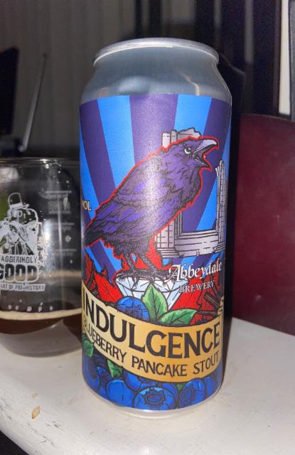 Indulgence: Blueberry Pancake Stout 7.0%, Abbeydale Brewery, England