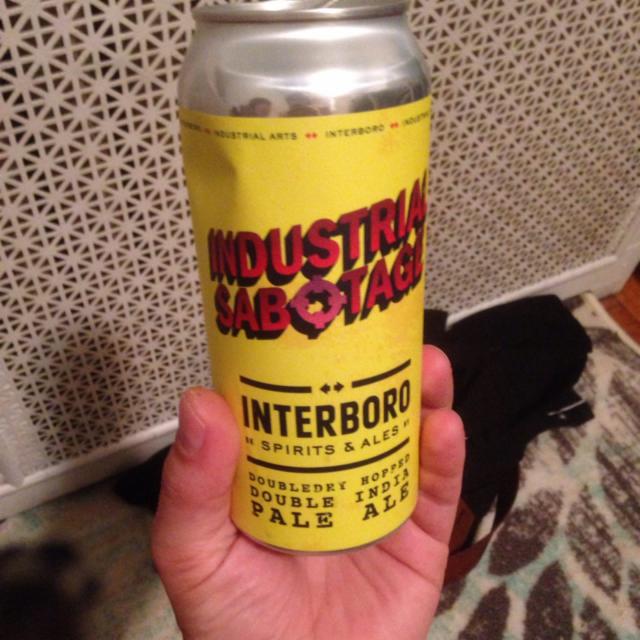 Industrial Sabotage 8.0%, Interboro Spirits & Ales, United States