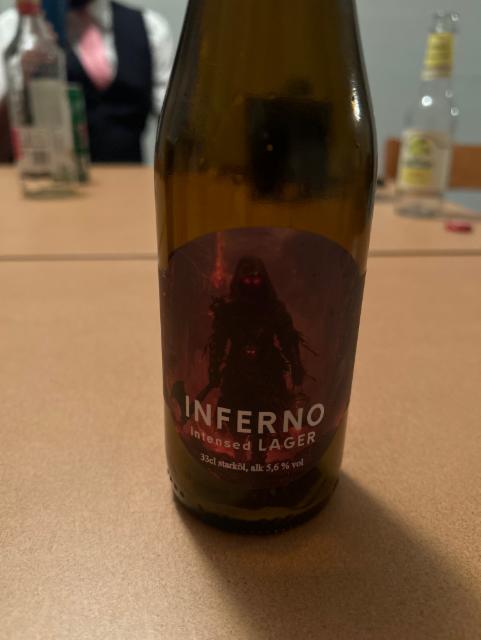 Inferno intensed lager 5.6%, Snörsjö Hantverksbryggeri, Sweden