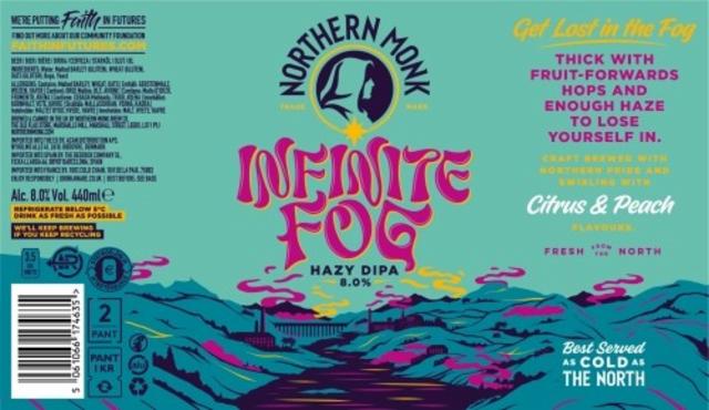 Infinite Fog 8.0%, Northern Monk Brew Co., England