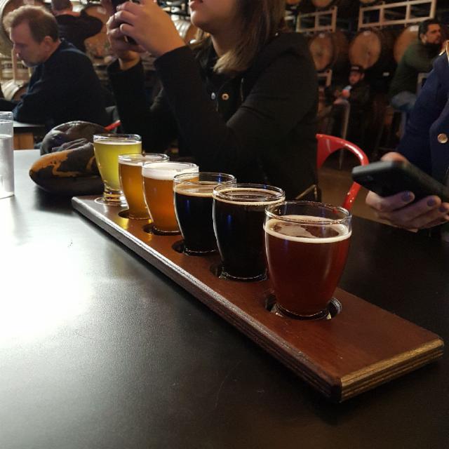 Infinite Wishes aged in Red Wine barrels, Smog City Brewing, United States