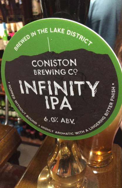 Infinity IPA 6.0%, Coniston Brewery, England