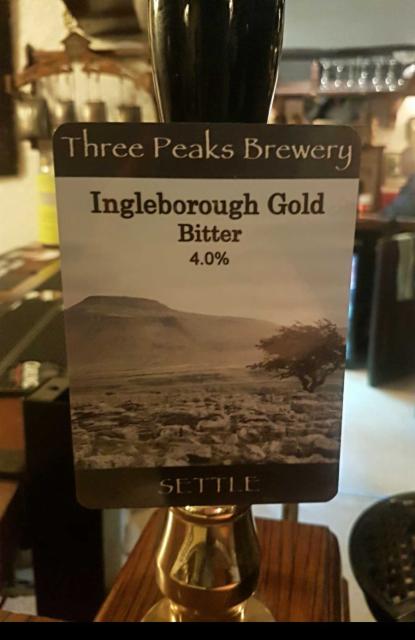 Ingleborough Gold Bitter 4.0%, Three Peaks Brewery, England