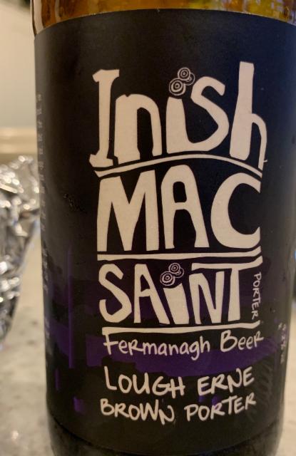 Inishmacsaint Lough Erne Porter 4.2%, Inish Mac Saint Brewery, England