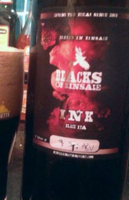 Ink Black IPA 9.5%, Blacks Brewery, Ireland