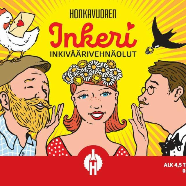 Inkeri Inkiväärivehnäolut 4.5%, Panimo Honkavuori, Finland