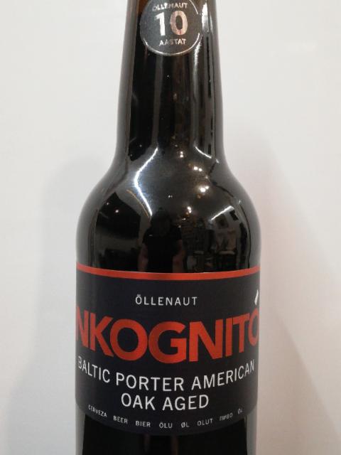 Inkognito Baltic Porter American Oak Aged 9.5%, Õllenaut, Estonia