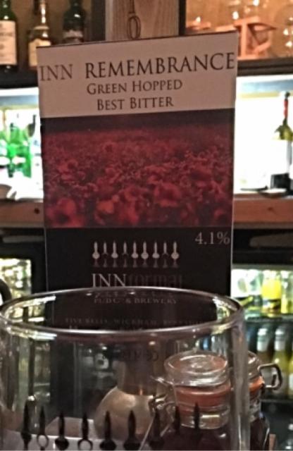 INN Remembrance 4.1%, INNformal Brewery, England