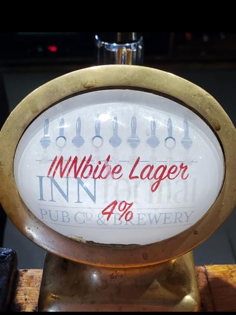 INNbibe Lager 4.0%, INNformal Brewery, England