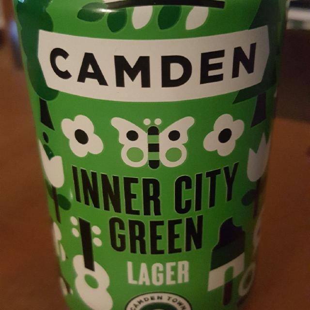 Inner City Green 3.9%, Camden Town Brewery (AB InBev), England
