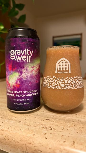 Inner Space Smoothie: Banana, Peach and Plum, Gravity Well Brewing Co.