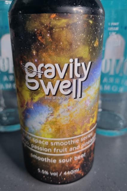 Inner Space Smoothie: Mango, Passion Fruit and Pineapple 5.5%, Gravity Well Brewing Co., England