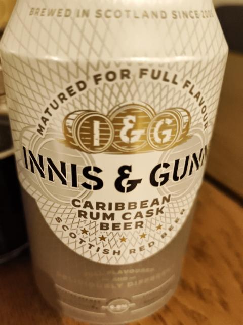 Innis & Gunn Caribean run cask beer 6.8%, Innis & Gunn, Scotland