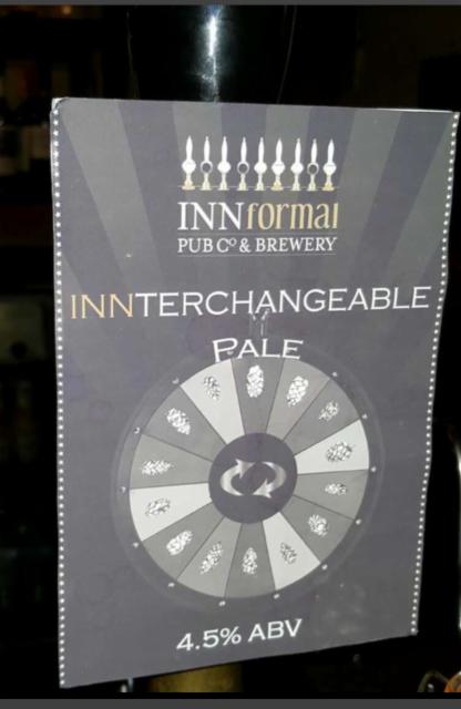 INNterchangeable Pale 4.5%, INNformal Brewery, England