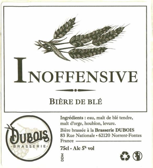 Inoffensive 5.0%, Brasserie Dubois, France