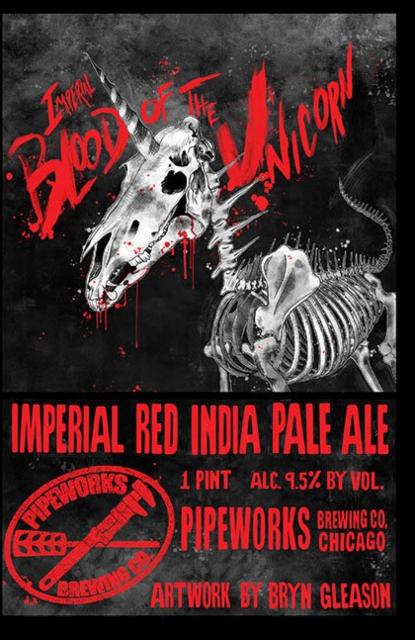 inperial blood of the unicorn 9.5%, Pipeworks Brewing Company, United States
