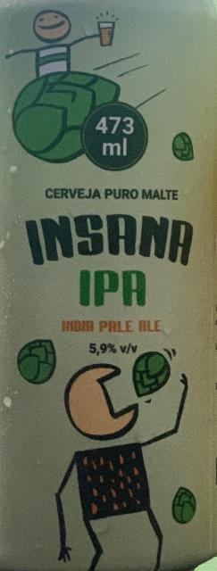 Insana ipa 5.9%, Cervejaria Insana, Brazil
