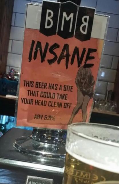 Insane 5.8%, Black Market Brewery, England