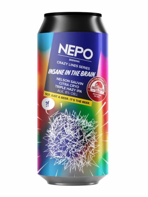 Insane in the brain 8.0%, Nepo Brewing (Browar Nepomucen), Poland