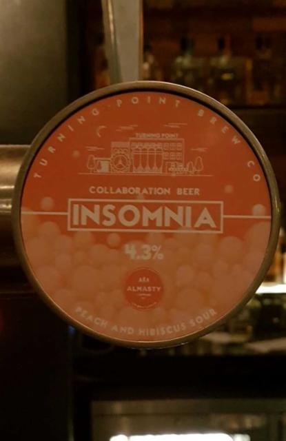 Insomnia 4.3%, Turning Point Brew Co., England
