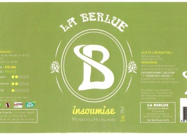Insoumise 5.0%, La Berlue, France