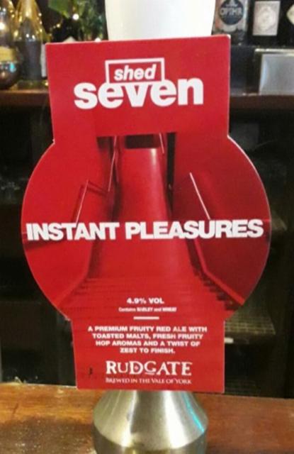 Instant Pleasures 4.9%, Rudgate Brewery, England