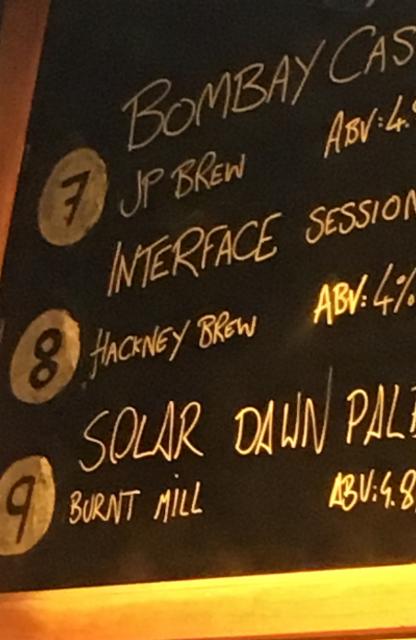 interface session ipa 4.0%, Hackney Brewery, England