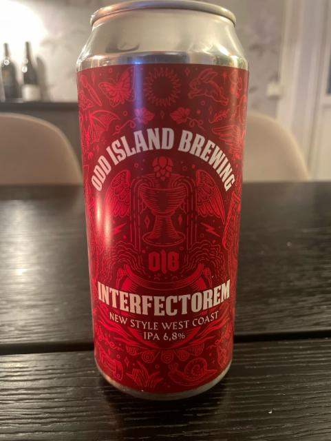 Interfectorem 6.8%, Odd Island Brewing, Sweden