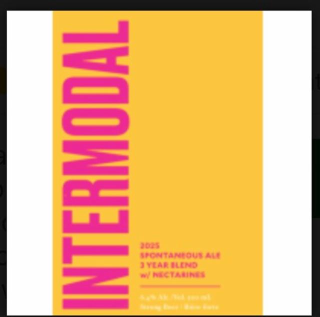 Intermodal Nectarine 2025 6.4%, Bellwoods Brewery, Canada