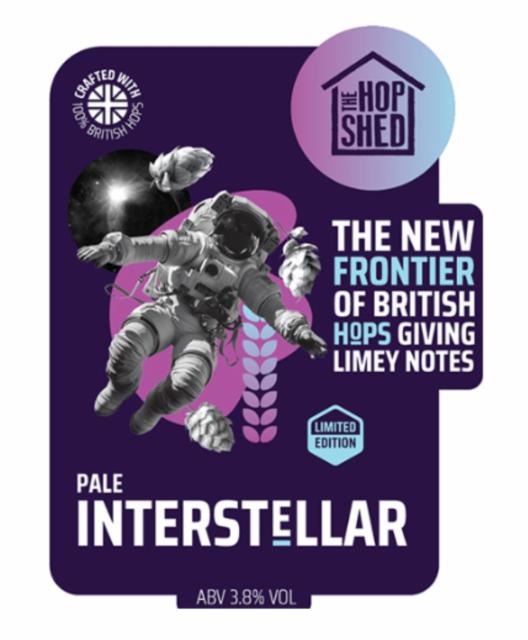 Interstellar 3.8%, The Hop Shed, England