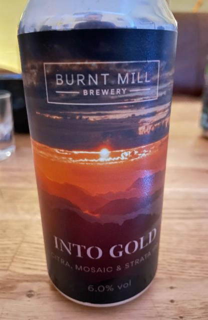 Into Gold 6.0%, Burnt Mill Brewery, England