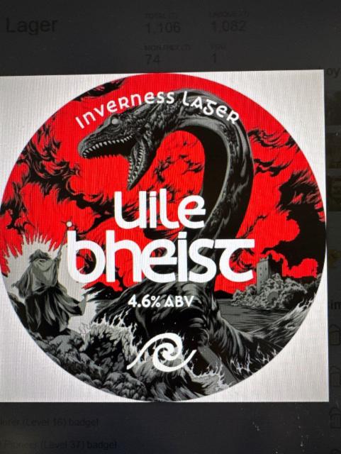 Inverness Lager, Uile-bheist