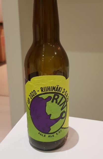 IOP 2020 - Riihimäki 3.-5.4.20 RINO Pale Ale 5.5%, Top Fuel Beer Company, Finland
