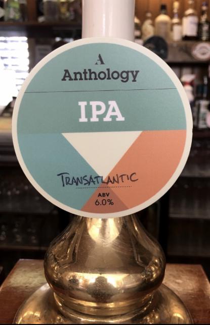 IPA Transatlantic 6.0%, Anthology Brewing Company, England