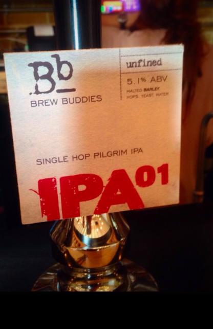 IPA 01 Pilgrim 5.1%, Brew Buddies, England