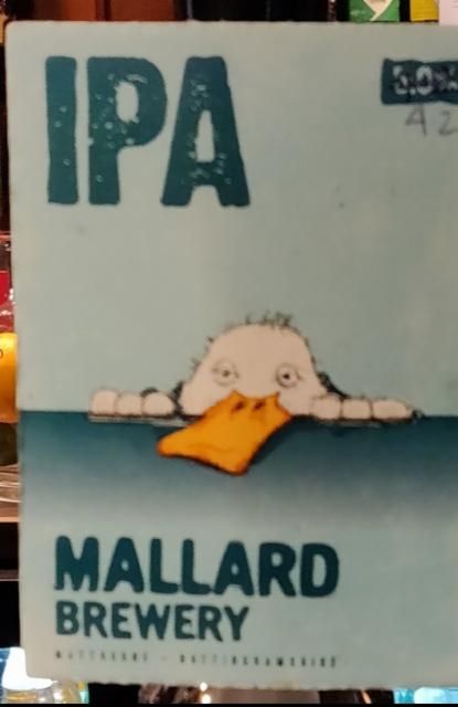 Mallard IPA 4.2%, The Mallard Brewery, England