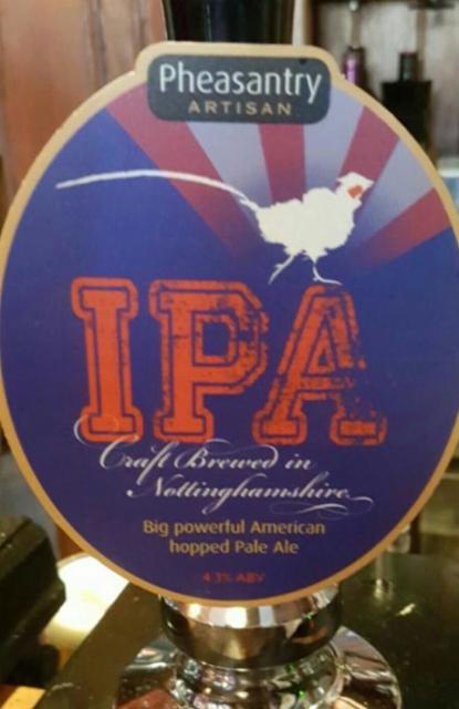 Pheasantry IPA 4.3%, Pheasantry Brewery, England
