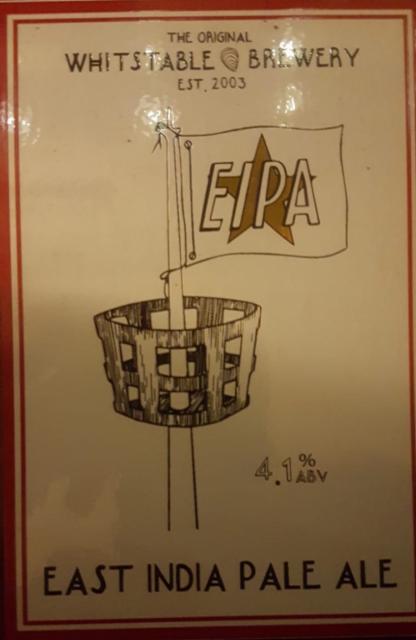 Whitstable IPA 4.1%, Whitstable Brewery, England