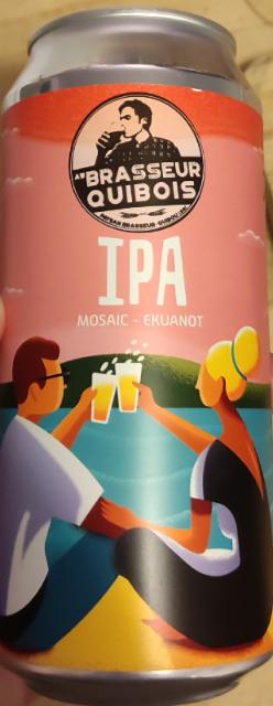 Quibois IPA Mosaic Ekuanot 6.7%, Au Brasseur Quibois, France