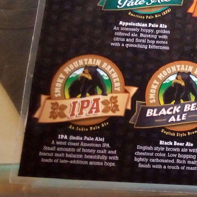 Smoky Mountain IPA 5.5%, Smoky Mountain Brewery & Restaurant, United States