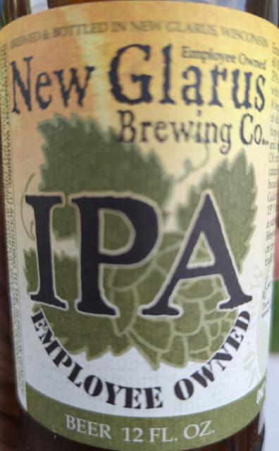IPA 6.7%, New Glarus Brewing Company, United States