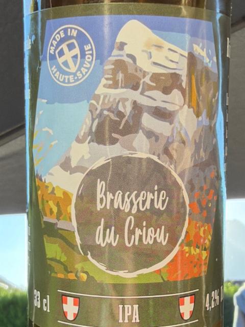 IPA 4.2%, Brasserie Du Criou, France