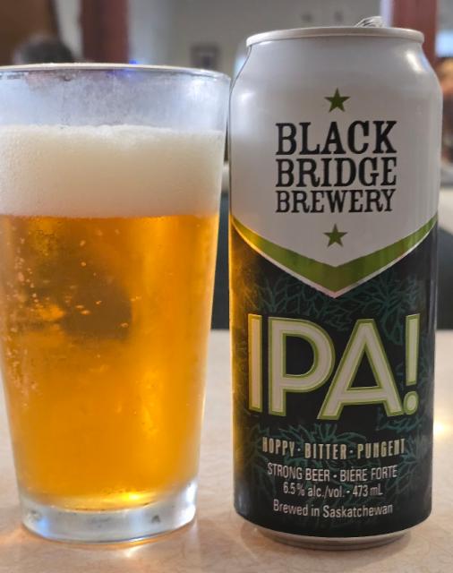 IPA! 6.5%, Black Bridge Brewery, Canada