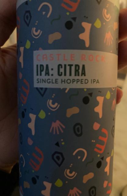 IPA : Citra 5.9%, Castle Rock Brewery, England
