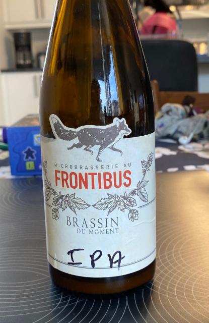 Ipa Brassin du moment 7.5%, Microbasserie au Frontibus, Canada