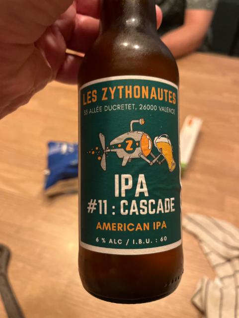 IPA #cascade 6.0%, Les Zythonautes, France